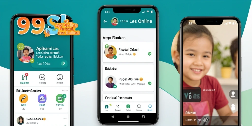 Tampilan antarmuka <strong>99SL</strong> yang modern dan fungsional untuk Les Online.