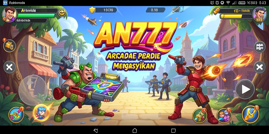 Tampilan antarmuka permainan AN777 yang menarik dan menyenangkan.