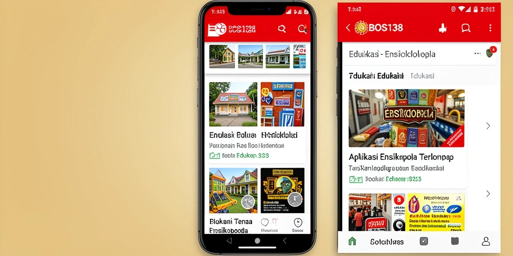 Antarmuka pengguna BOS138 yang intuitif dan informatif.