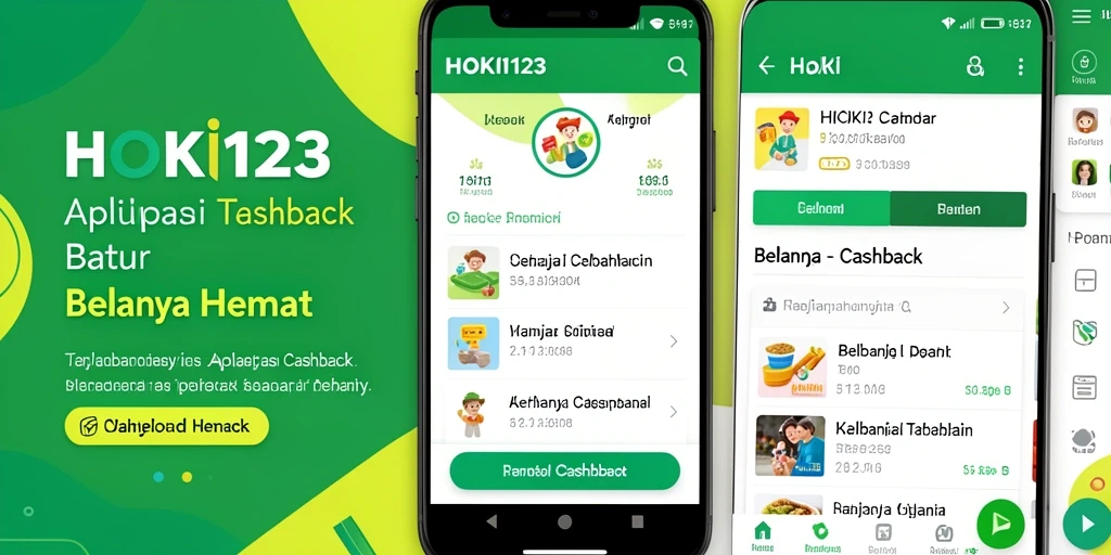 Antarmuka HOKI123 yang user-friendly menunjukkan fitur cashback dengan jelas.