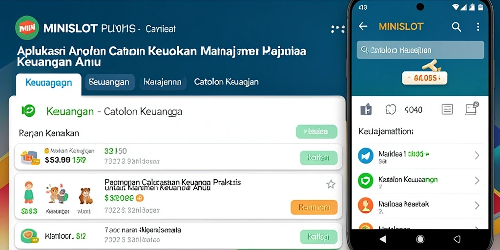 Antarmuka MINISLOT yang mudah digunakan untuk Catatan Keuangan.