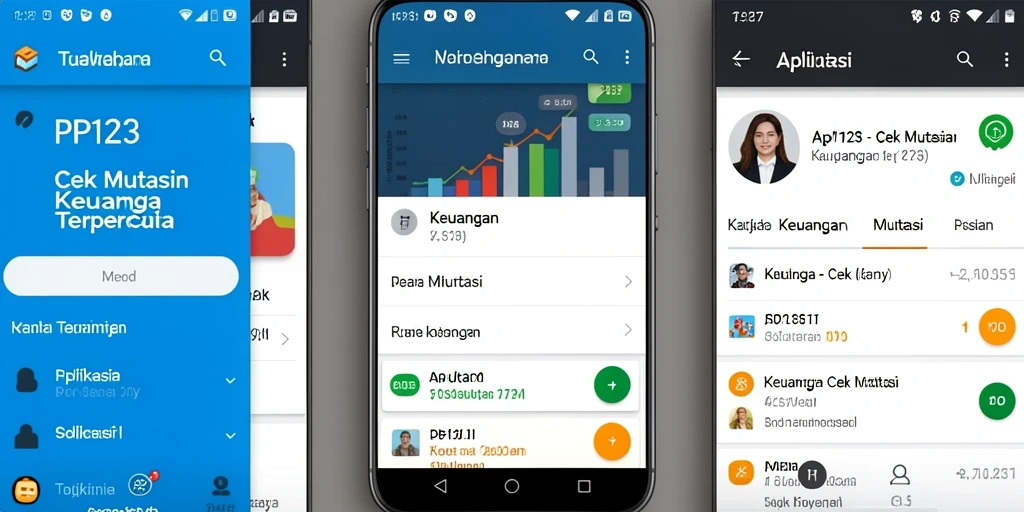 Tampilan antarmuka aplikasi PP123 yang intuitif dan mudah digunakan.