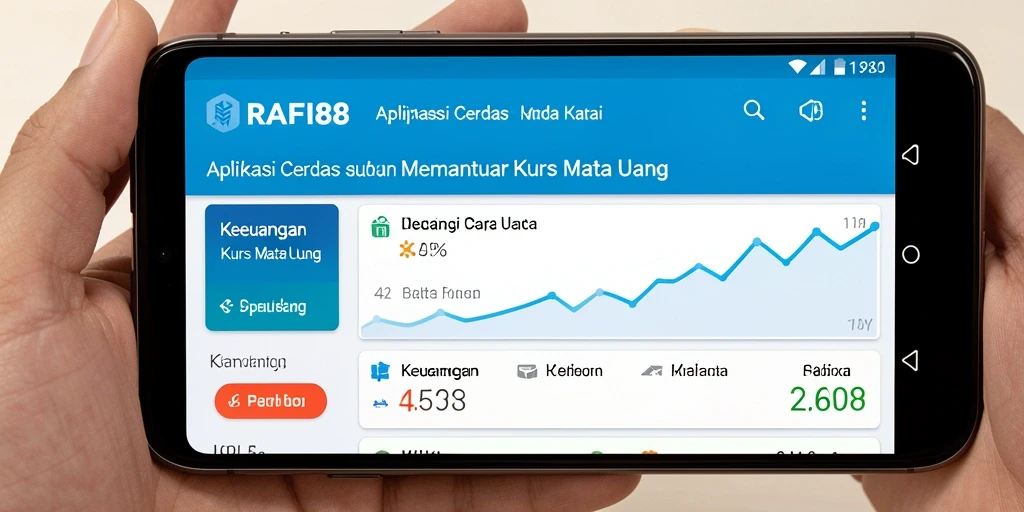 Antarmuka aplikasi Kurs Mata Uang RAFI88 yang informatif dan user-friendly.